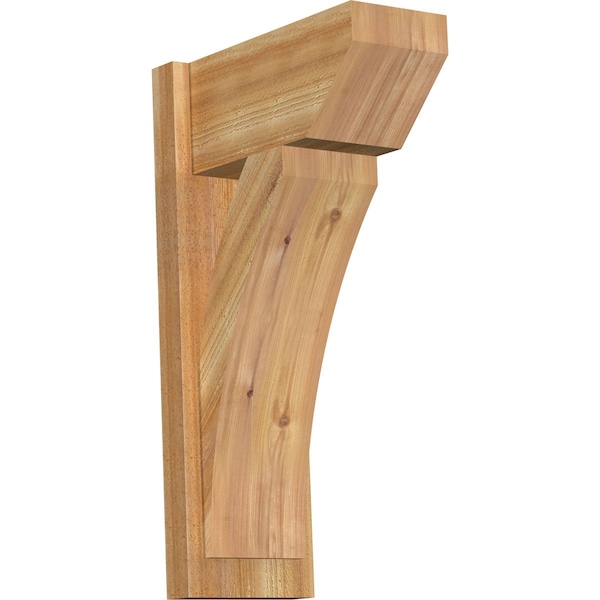 Ekena Millwork Thorton Slat Rough Sawn Outlooker, Western Red Cedar, 8"W x 16"D x 28"H OUT08X16X28THR06RWR - main